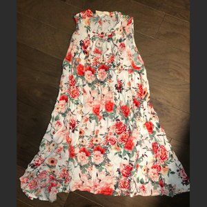 Floral Flowy Sleeveless Dress